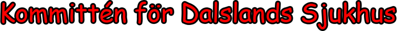 Logo Kommittén för Dalslands Sjukhus